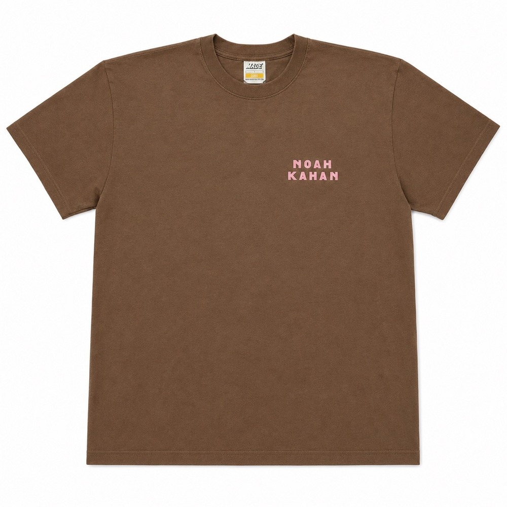 Noah Kahan Stick Season Northern Attitude Tour T-Shirt Brown Pink Large